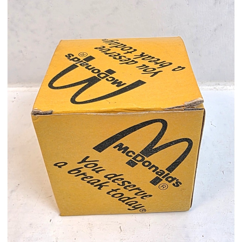 Vintage 1982 McDonald's Menu Puzzle Cube Toy w/ Original Box Mo' Money Retro - Picture 2 of 11